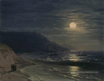yalta les montagnes la nuit Romantique Ivan Aivazovsky russe Peinture à l'huile